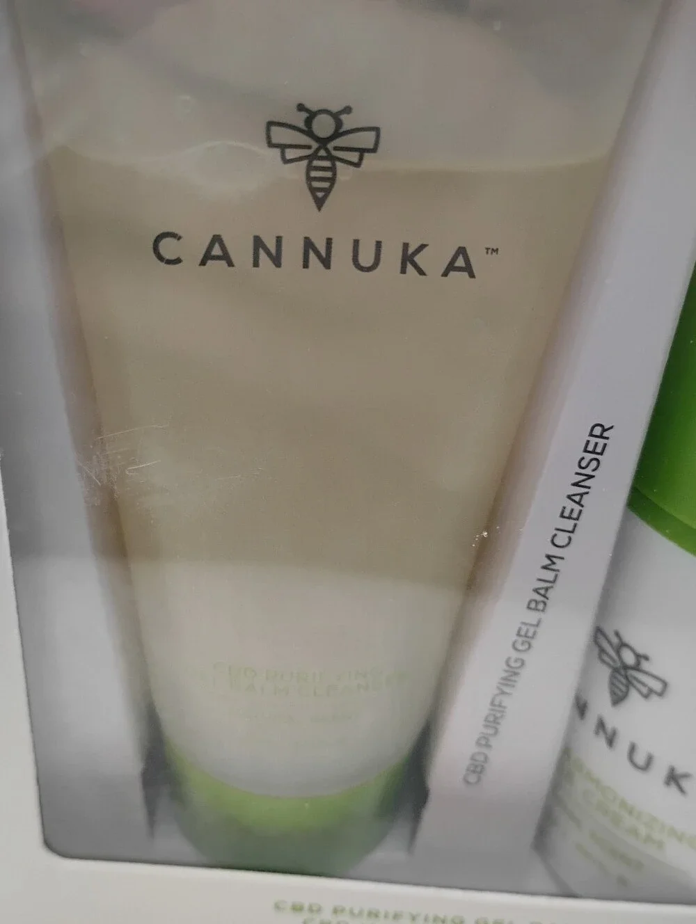 Cannuka CBD Purifying Gel Balm Cleanser & CBD Harmonizing Face Cream Set